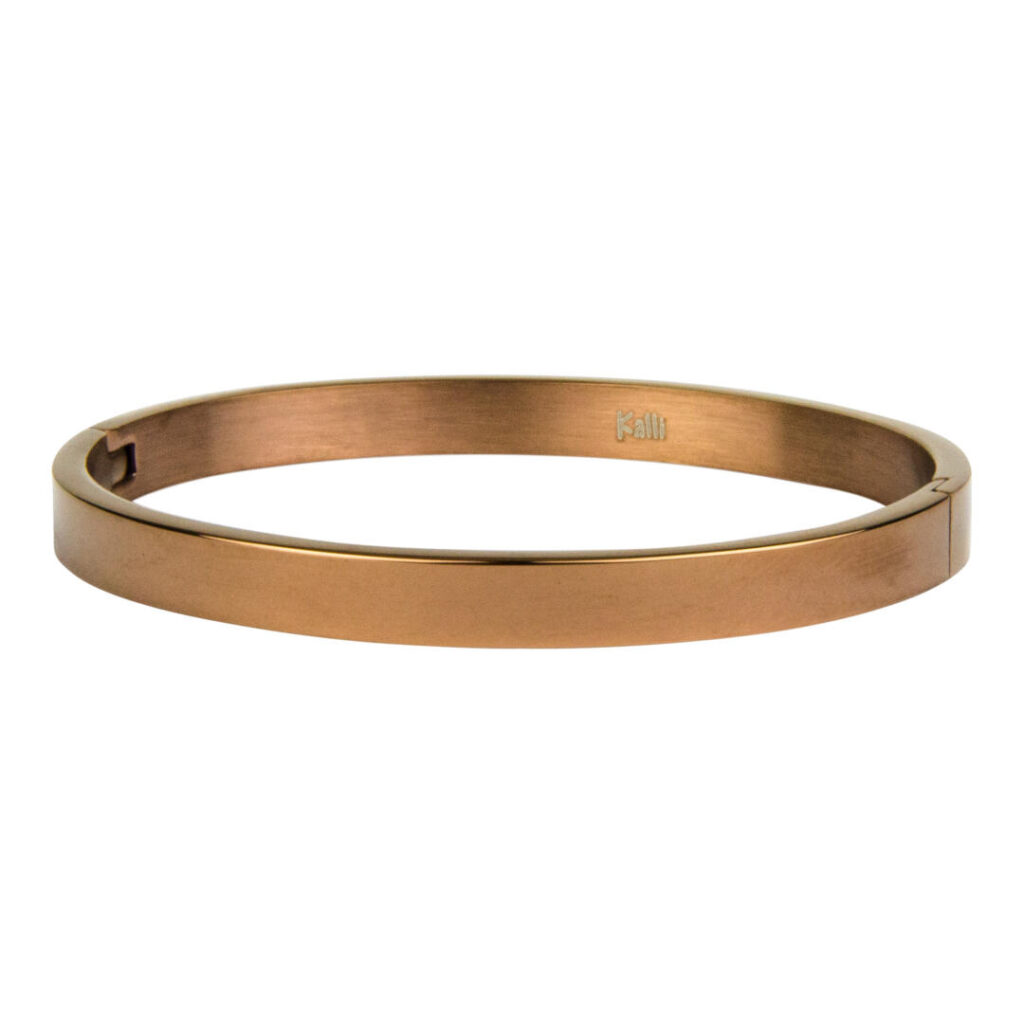 2013 Armband Coffee Bruin Staal 8mm Kalli Jewelry