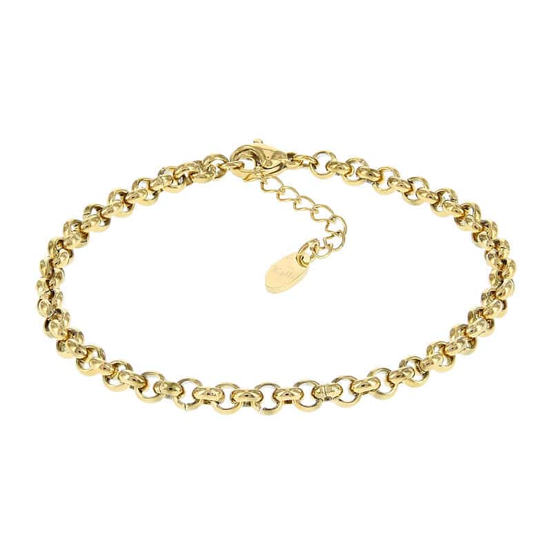 2513 Schakelarmband Goud Jasseron 4mm Kalli Jewelry