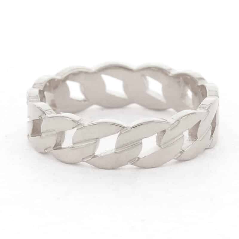 4094 Ring Zilver Ankerschakel Kalli Jewelry